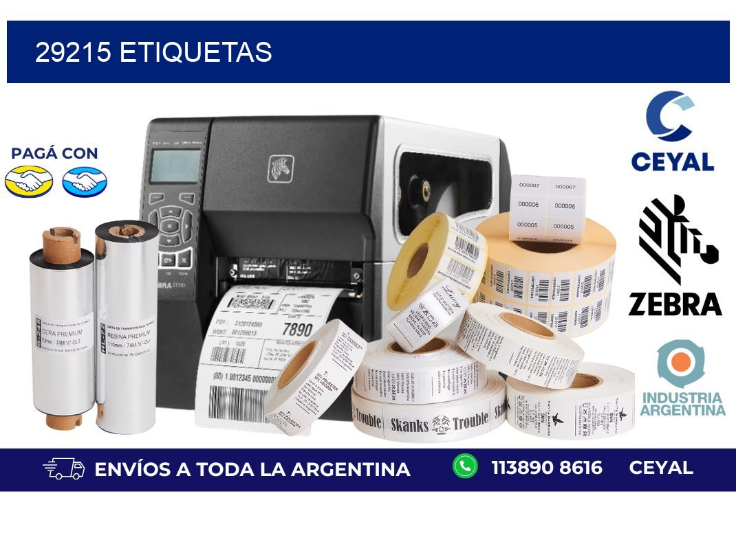 29215 ETIQUETAS