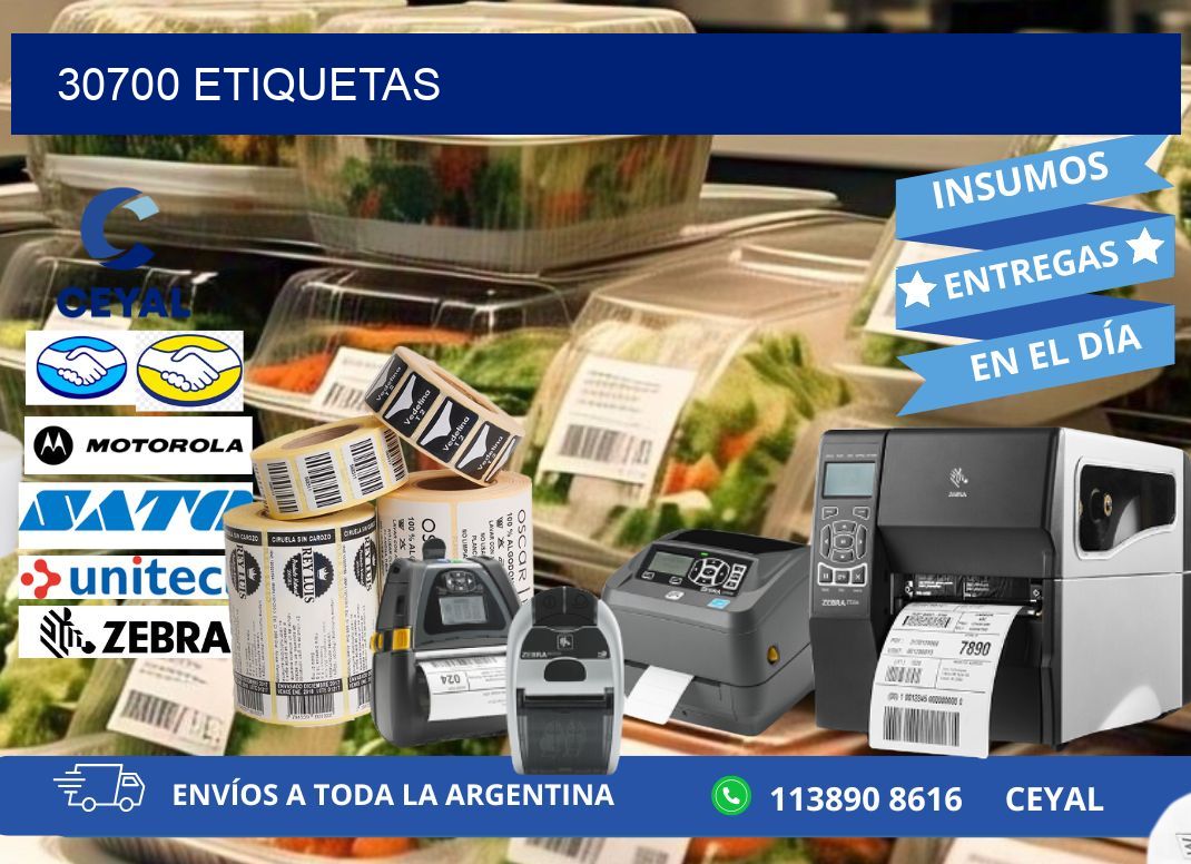 30700 ETIQUETAS