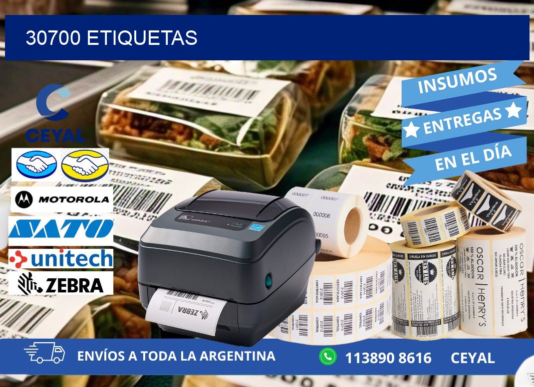 30700 ETIQUETAS