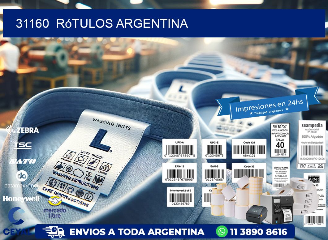 31160  Rótulos Argentina