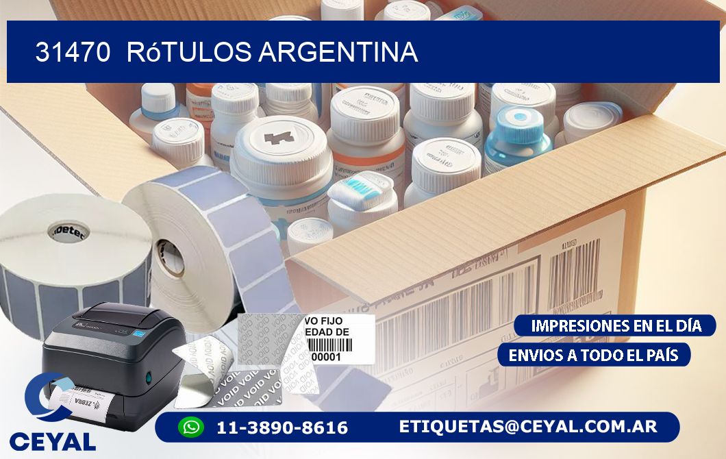31470 Rótulos Argentina