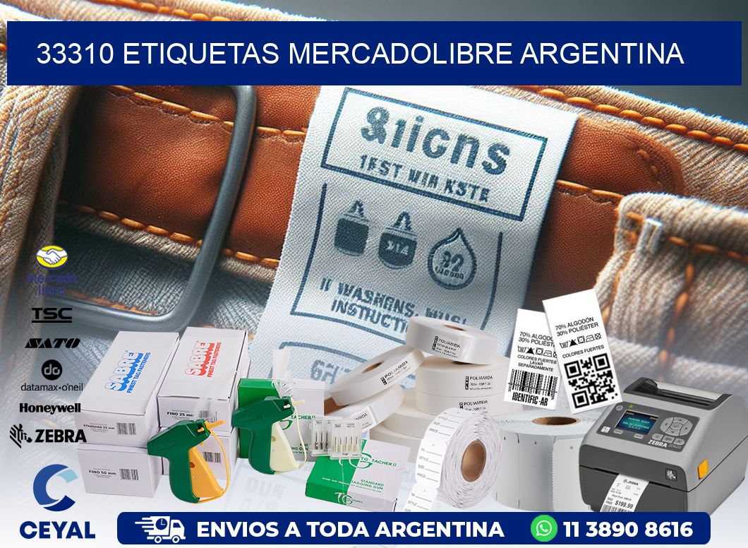 33310 ETIQUETAS MERCADOLIBRE ARGENTINA