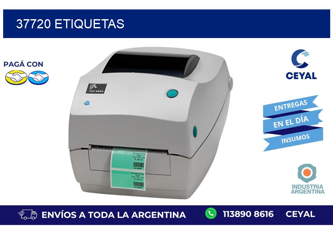 37720 ETIQUETAS