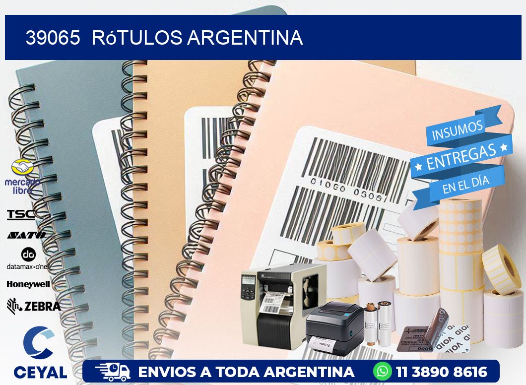 39065  Rótulos Argentina