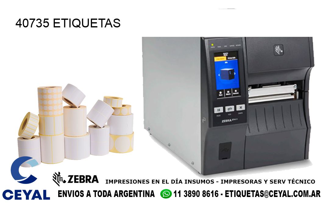 40735 ETIQUETAS
