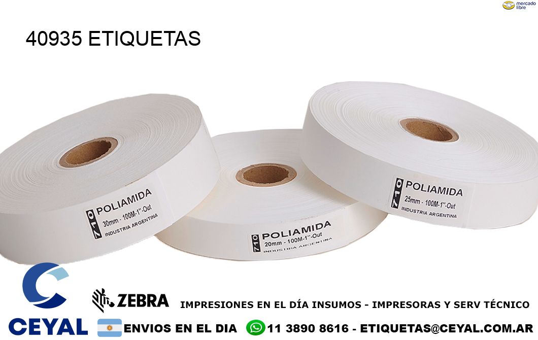 40935 ETIQUETAS
