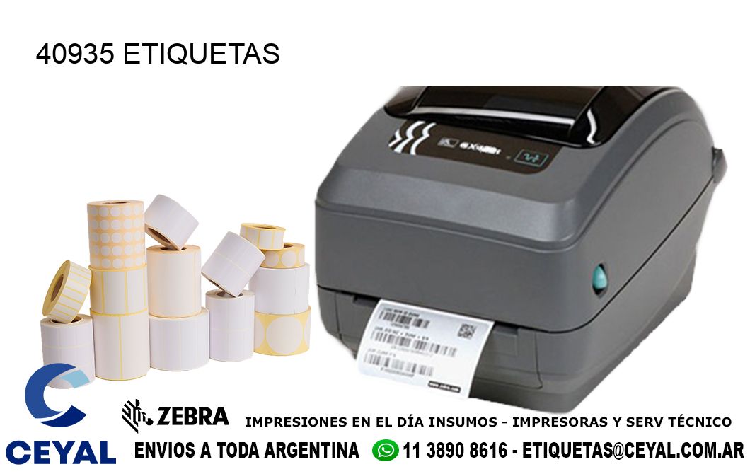 40935 ETIQUETAS