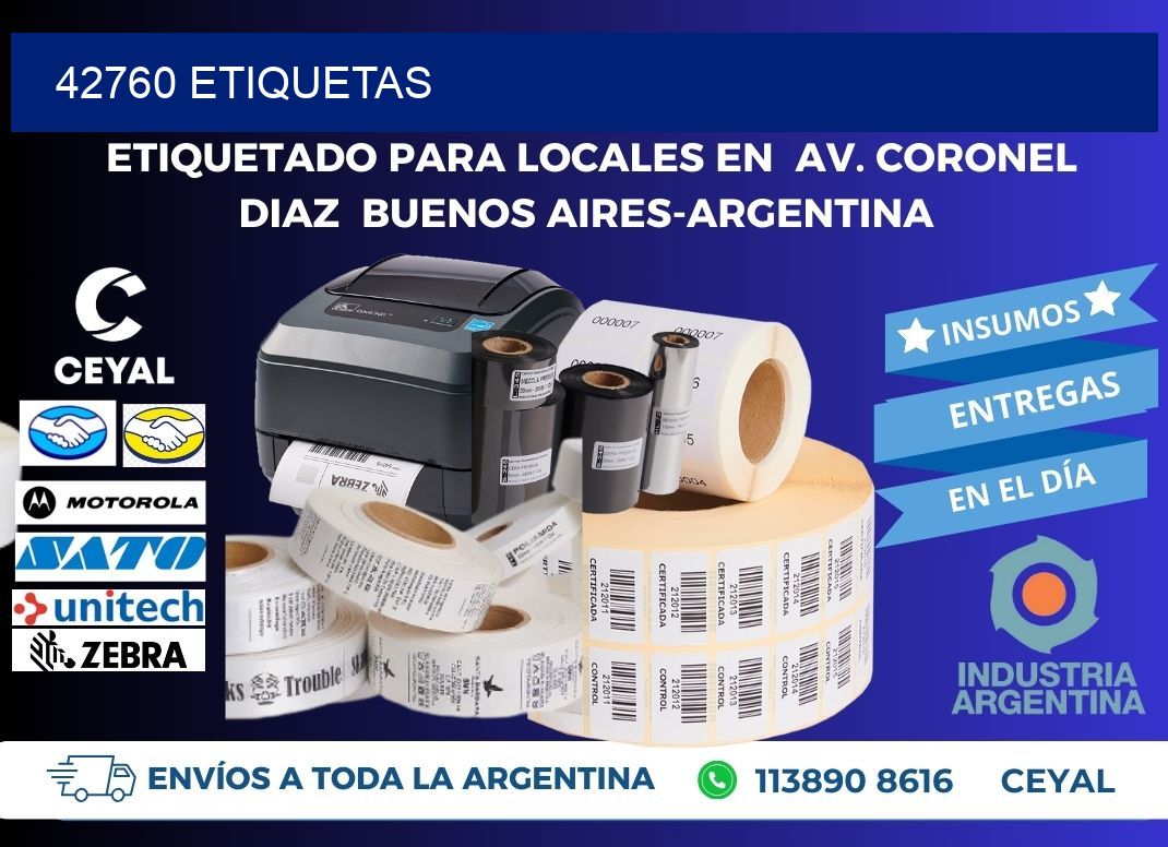 42760 ETIQUETAS