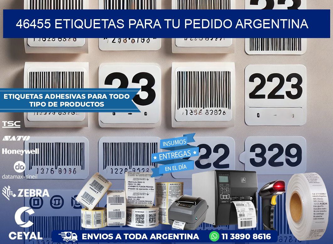 46455 ETIQUETAS PARA TU PEDIDO ARGENTINA