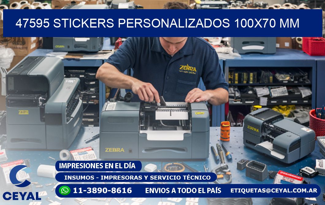 47595 STICKERS PERSONALIZADOS 100x70 mm