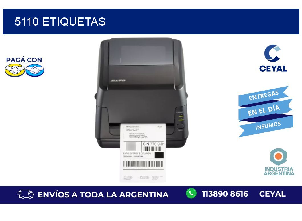 5110 ETIQUETAS