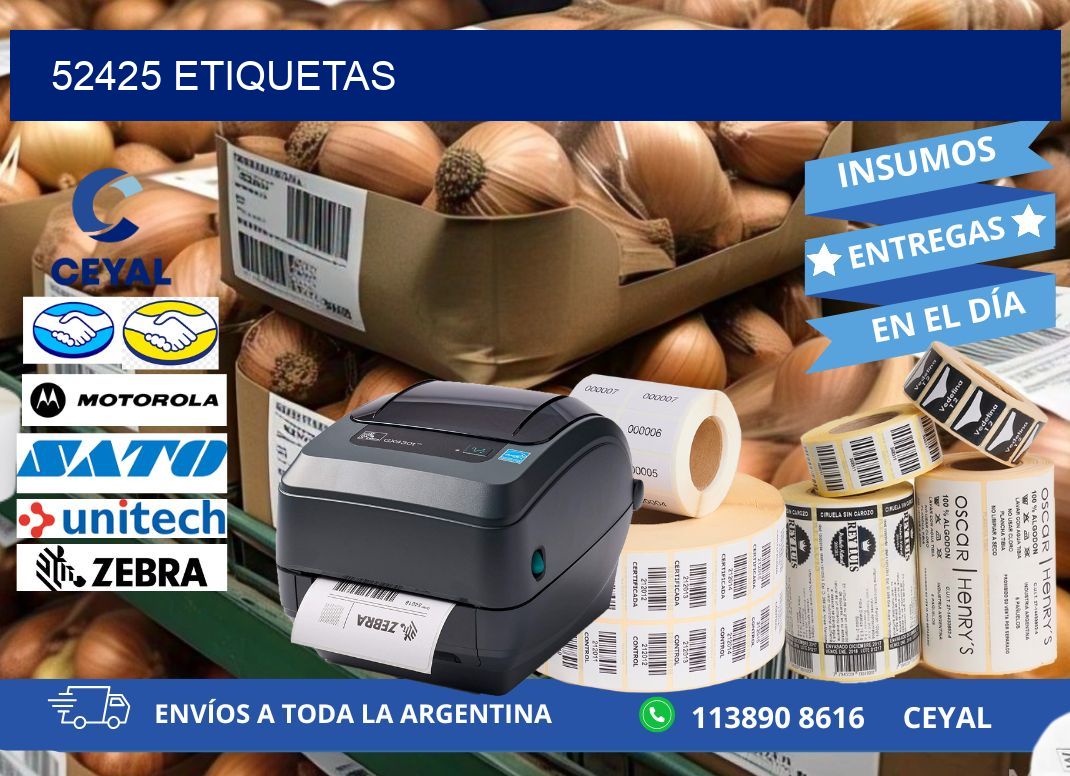 52425 ETIQUETAS
