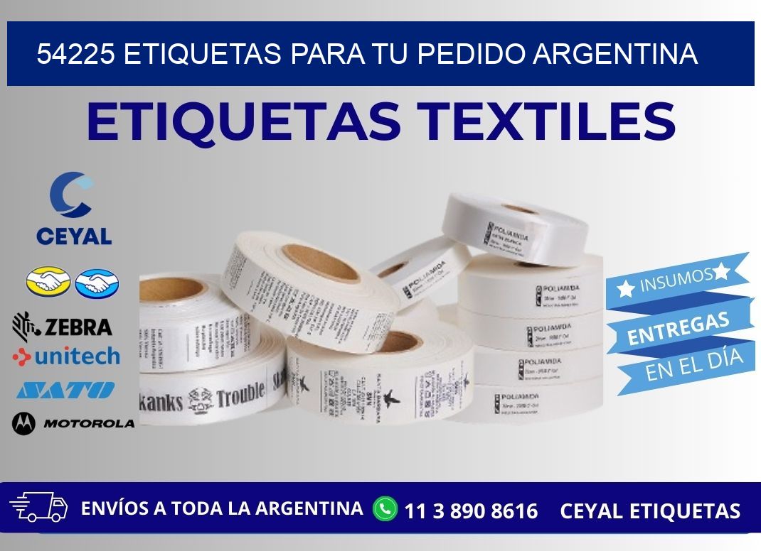 54225 ETIQUETAS PARA TU PEDIDO ARGENTINA