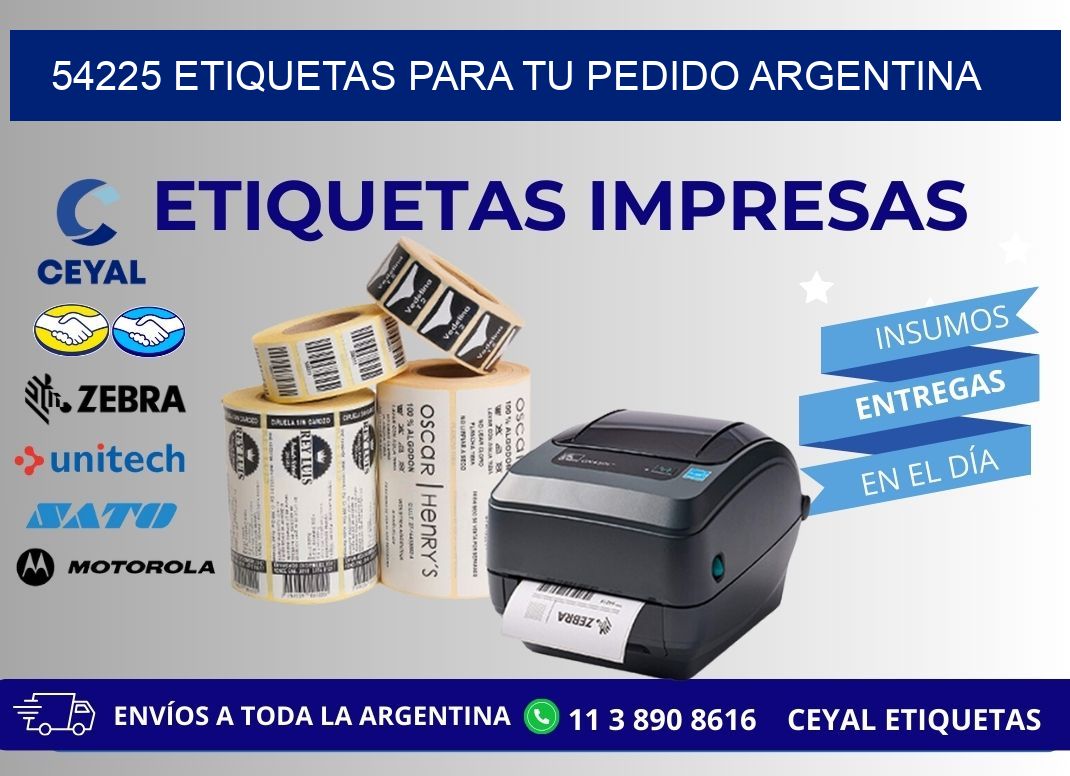 54225 ETIQUETAS PARA TU PEDIDO ARGENTINA