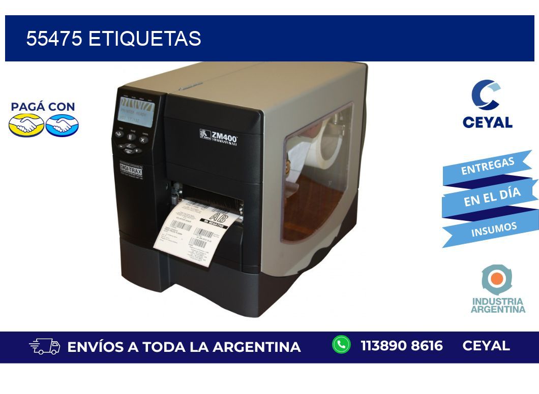 55475 ETIQUETAS