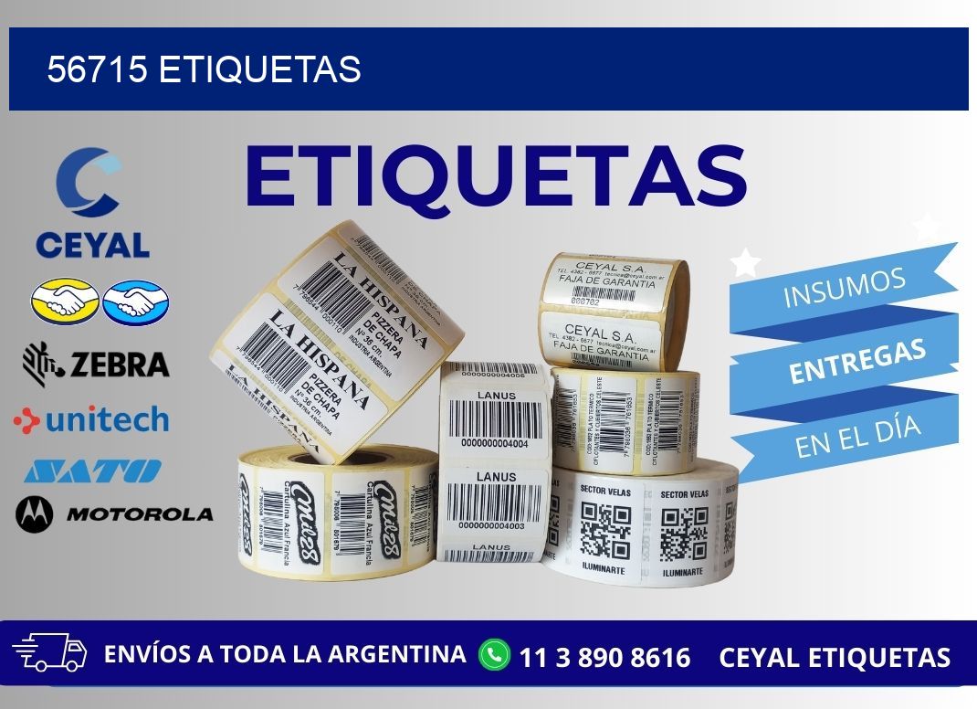 56715 ETIQUETAS