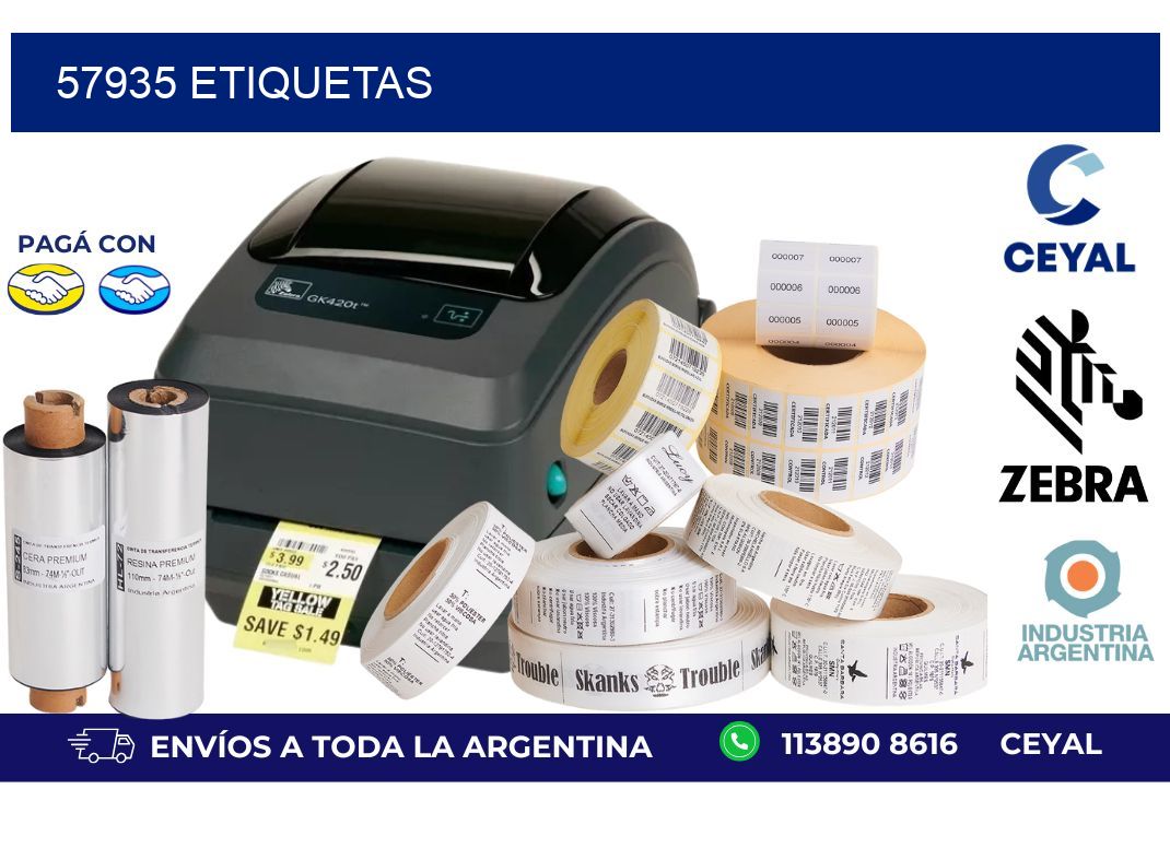 57935 ETIQUETAS