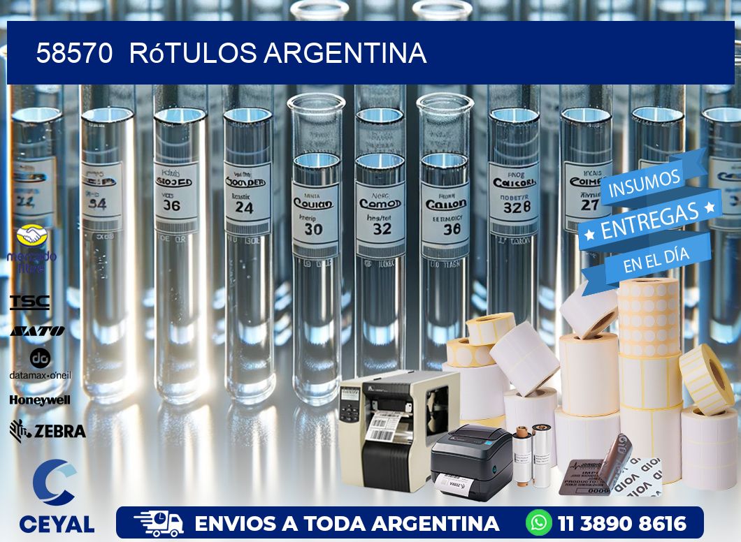 58570  Rótulos Argentina