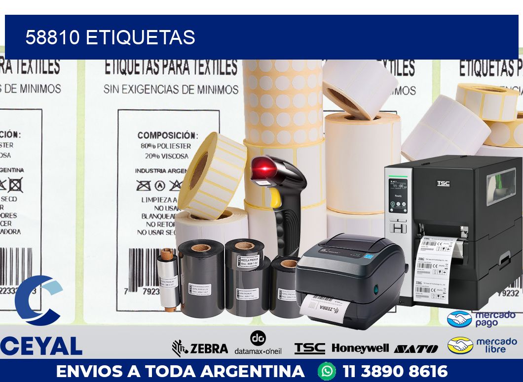 58810 ETIQUETAS