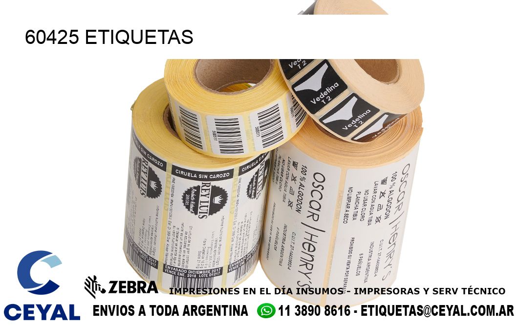 60425 ETIQUETAS