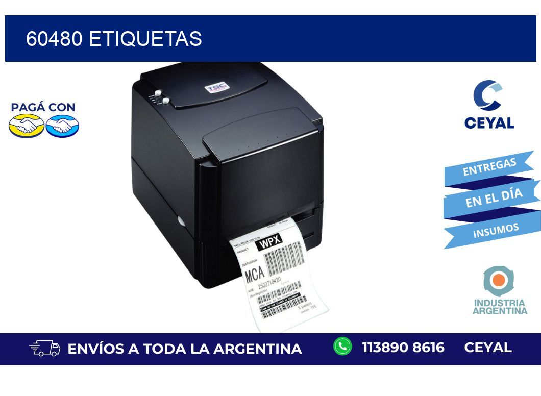60480 ETIQUETAS
