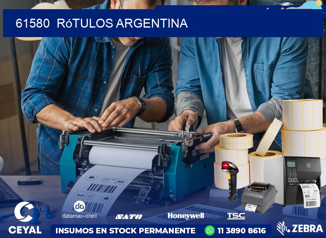61580  Rótulos Argentina