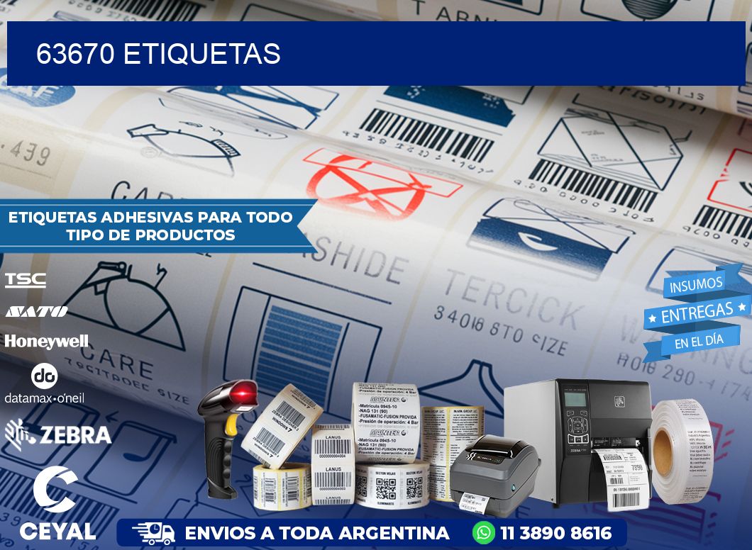 63670 ETIQUETAS