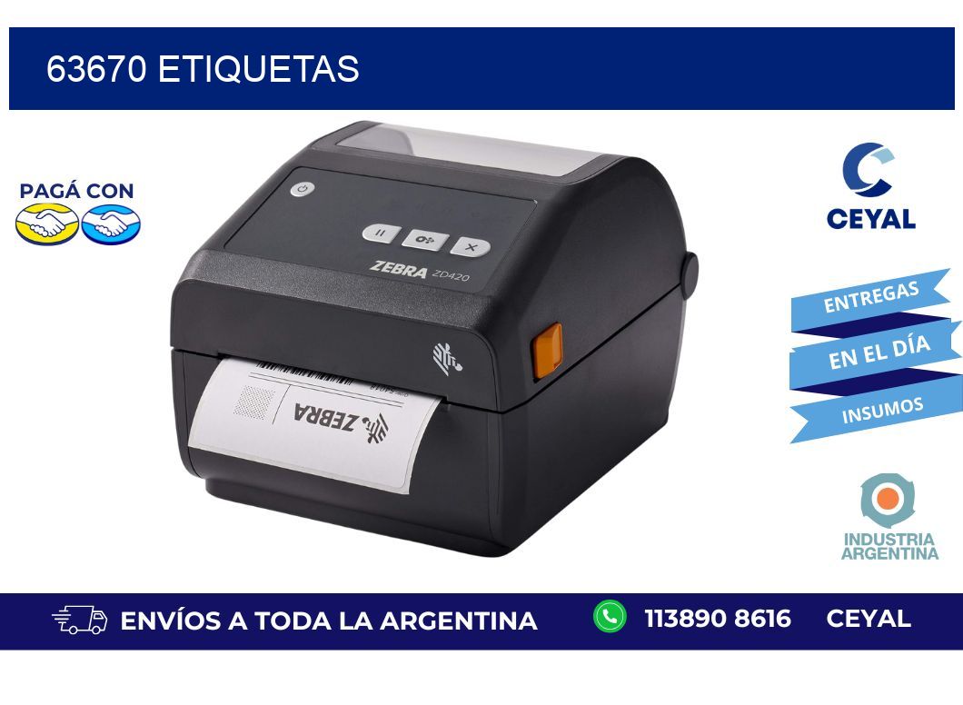 63670 ETIQUETAS