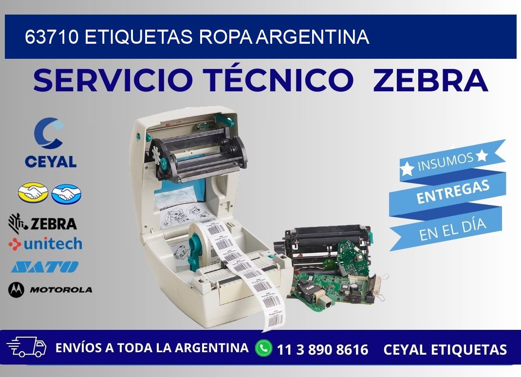63710 ETIQUETAS ROPA ARGENTINA