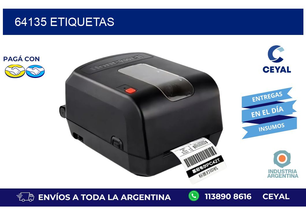 64135 ETIQUETAS