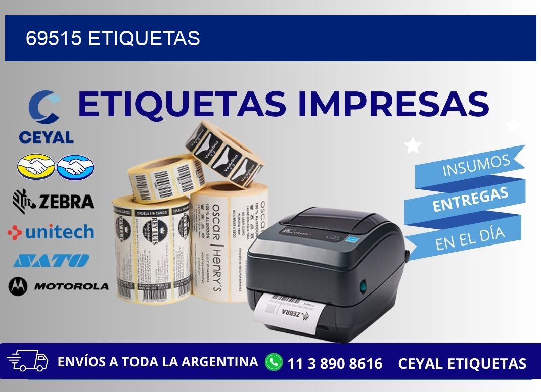 69515 ETIQUETAS