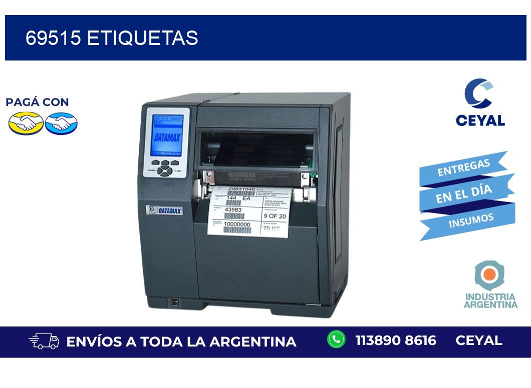 69515 ETIQUETAS