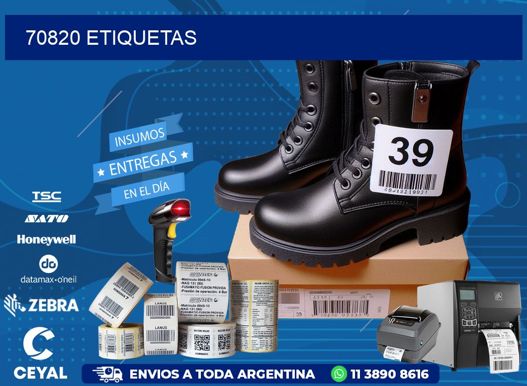 70820 ETIQUETAS