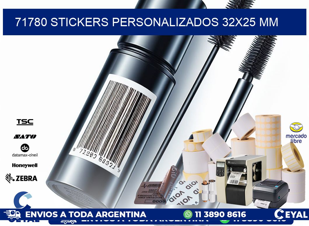71780 STICKERS PERSONALIZADOS 32×25 mm