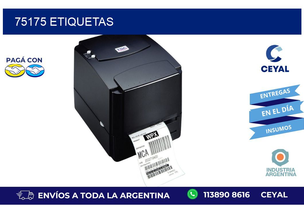 75175 ETIQUETAS