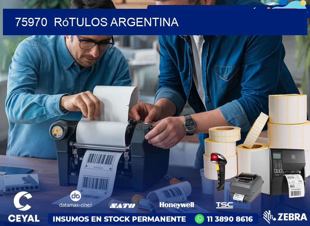 75970  Rótulos Argentina