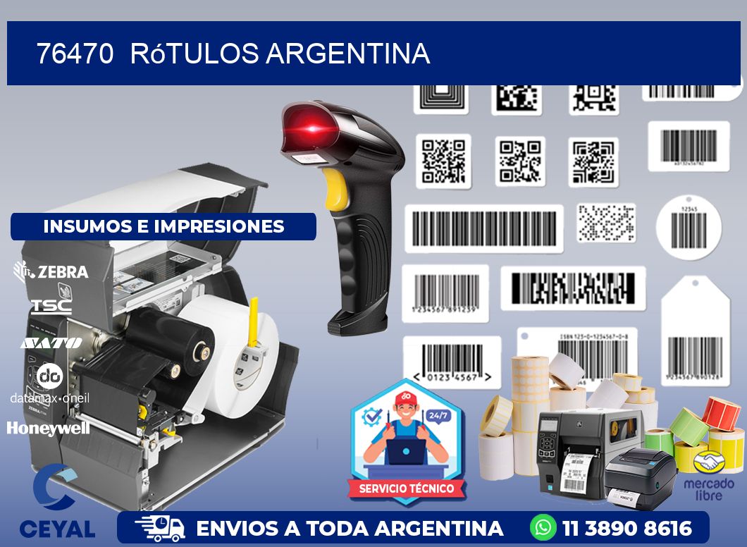 76470  Rótulos Argentina