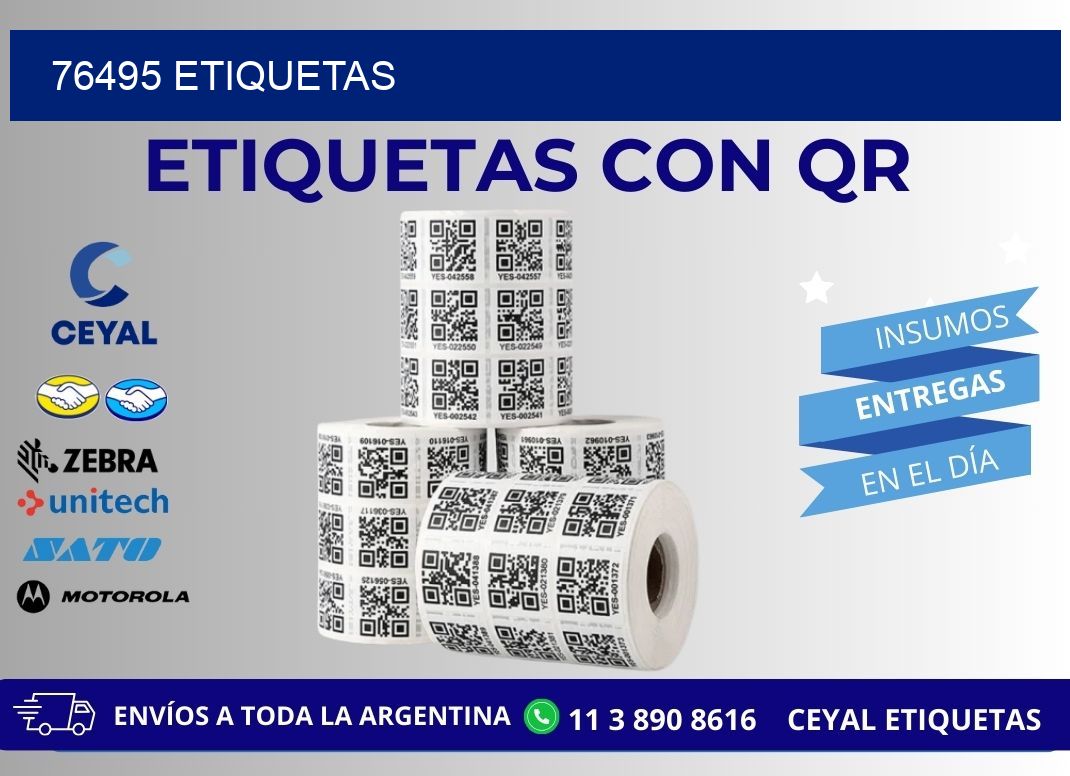 76495 ETIQUETAS