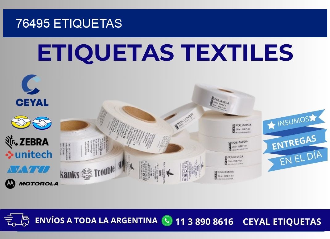 76495 ETIQUETAS
