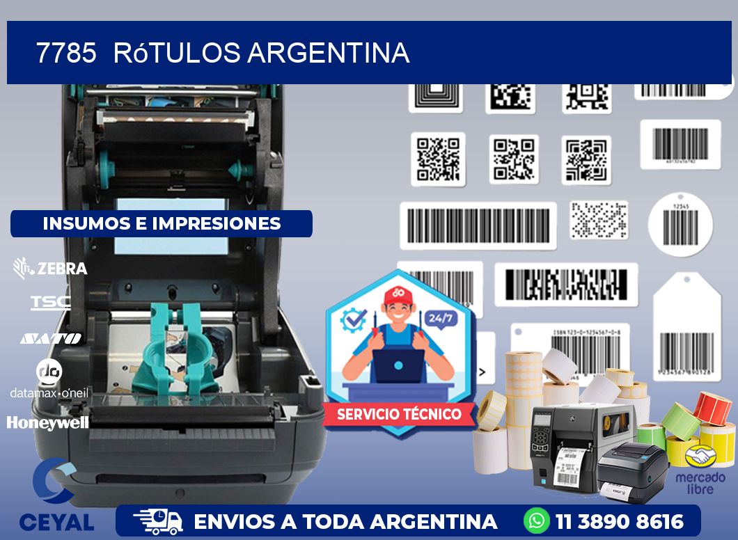 7785  Rótulos Argentina