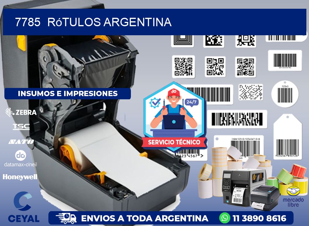 7785  Rótulos Argentina