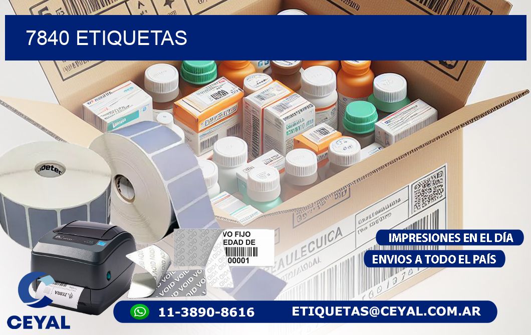 7840 ETIQUETAS