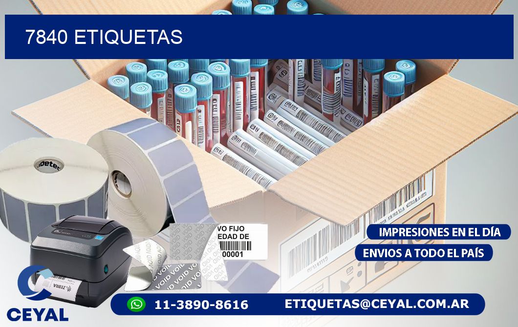7840 ETIQUETAS