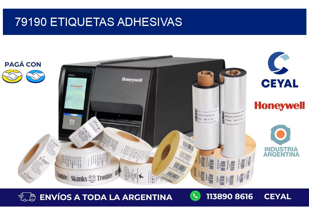 79190 ETIQUETAS ADHESIVAS