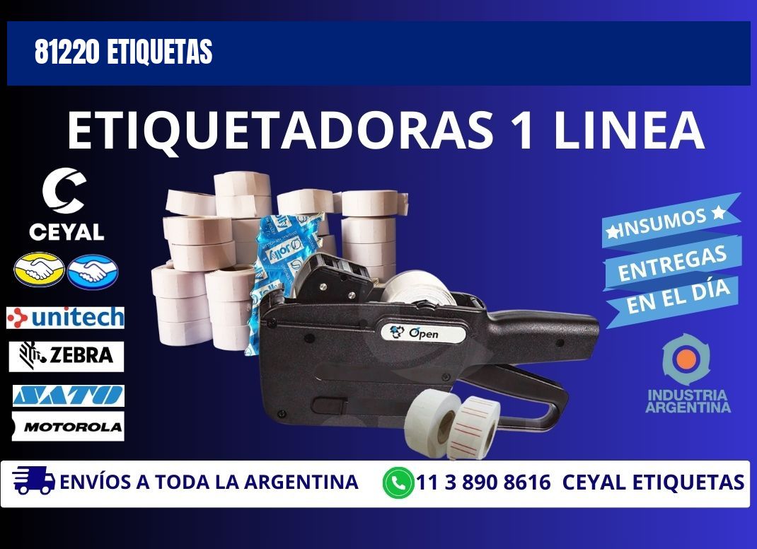 81220 ETIQUETAS