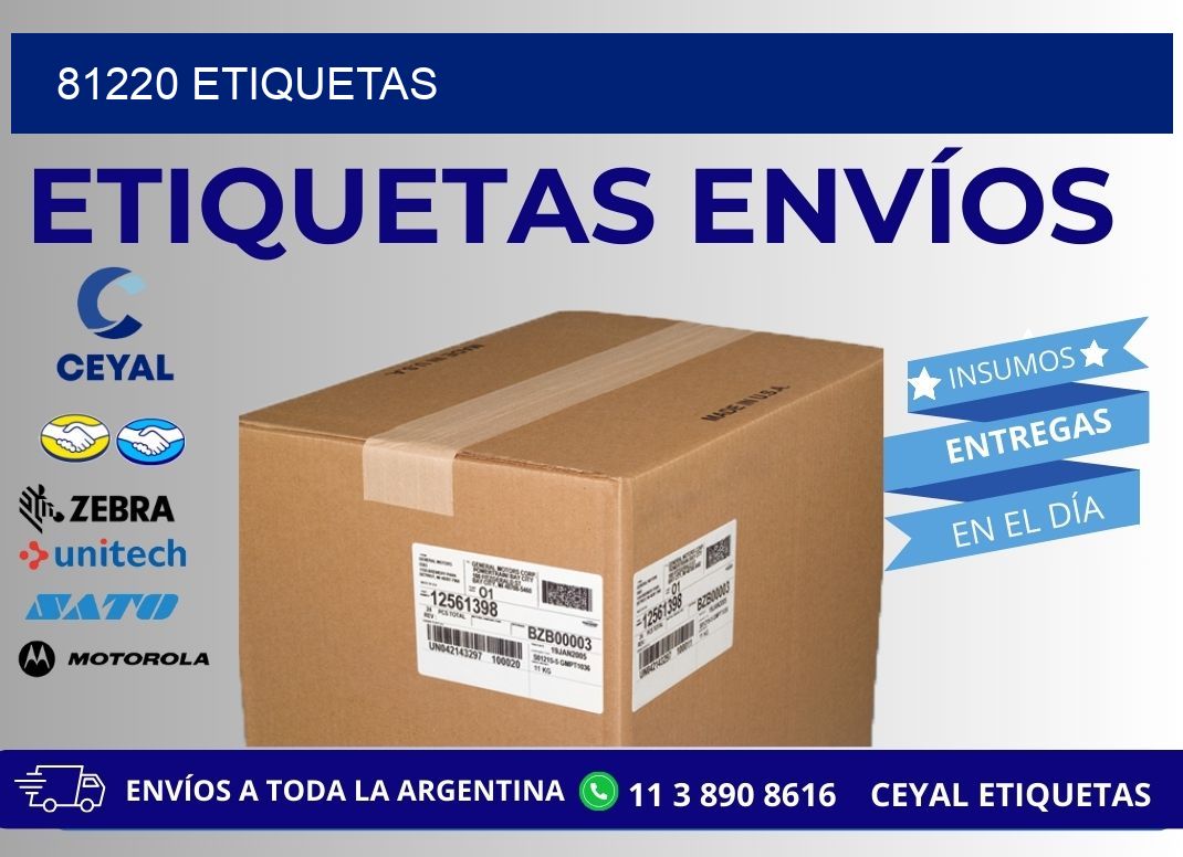 81220 ETIQUETAS