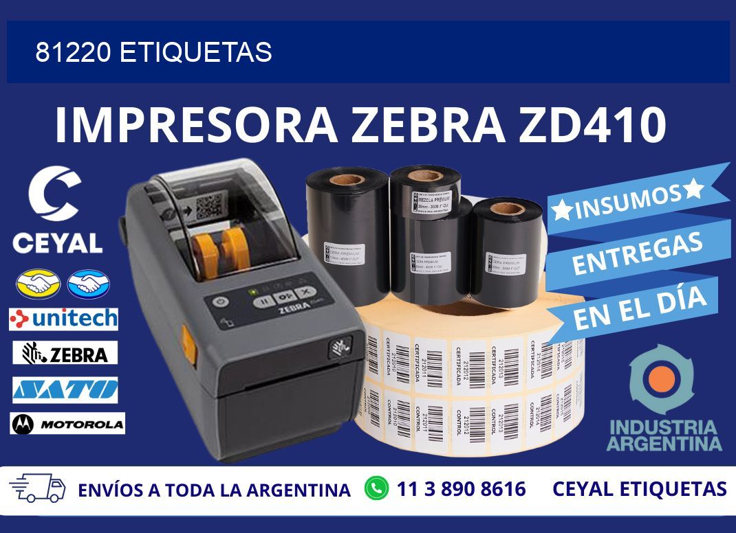 81220 ETIQUETAS