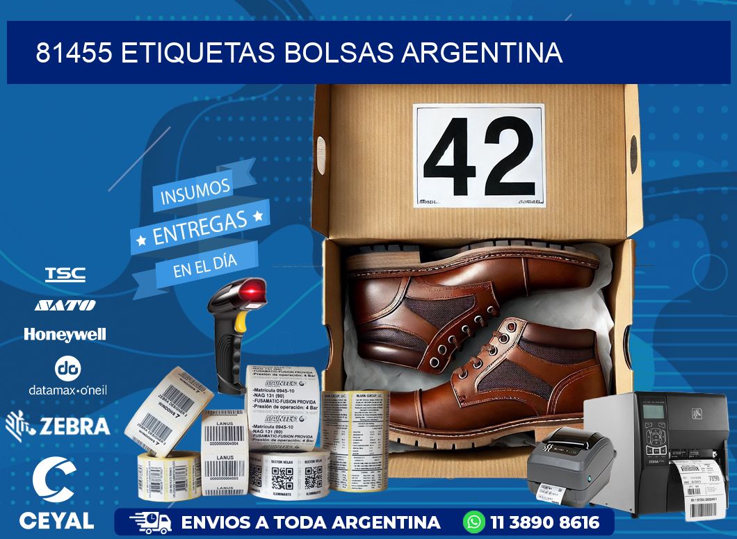 81455 ETIQUETAS BOLSAS ARGENTINA