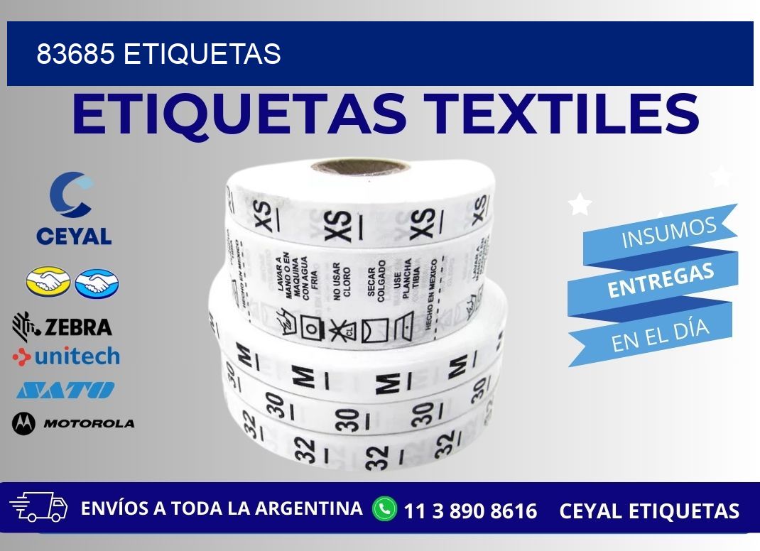 83685 ETIQUETAS