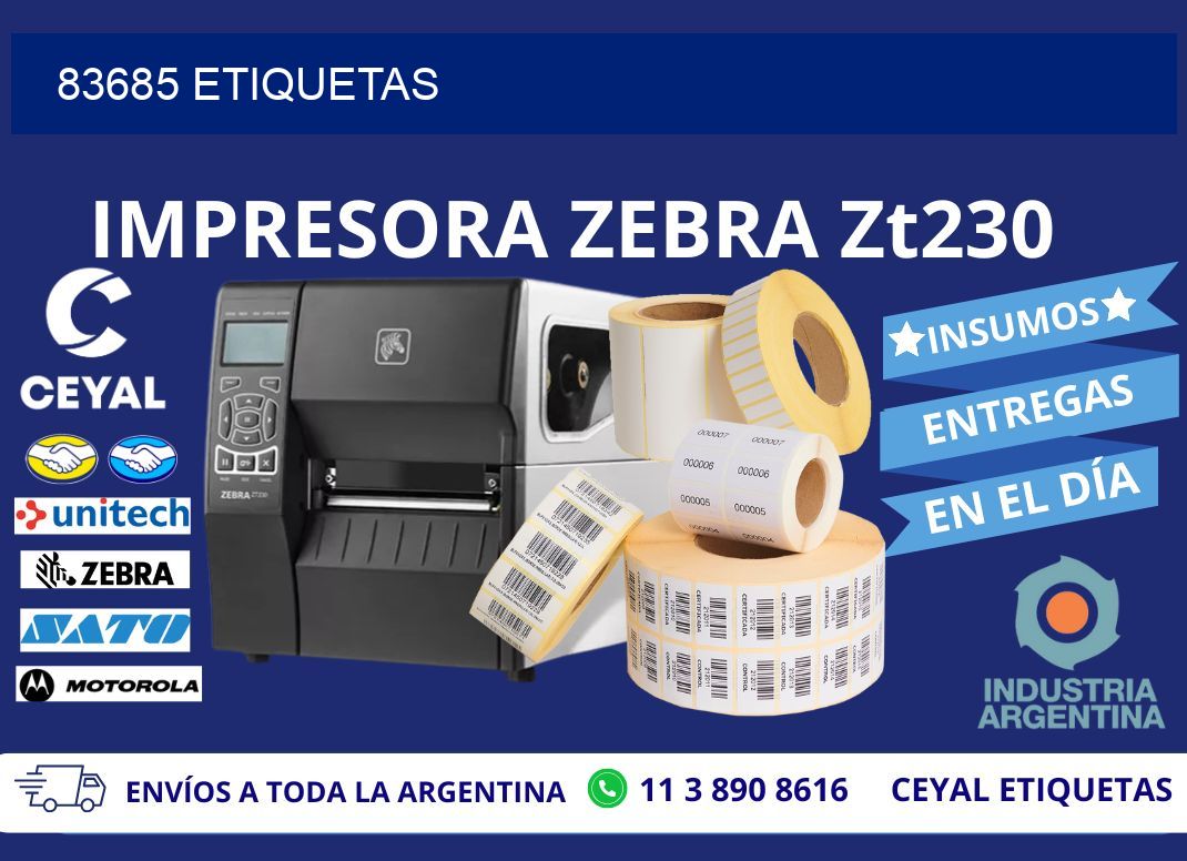83685 ETIQUETAS